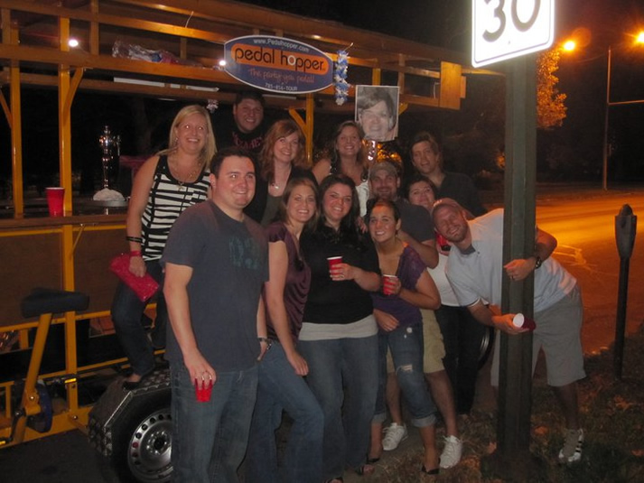denver night life pedal hopper denver pedal pub bike bar tours