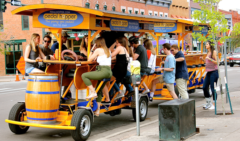 denver group activities, things to do in denver, denver bike bar