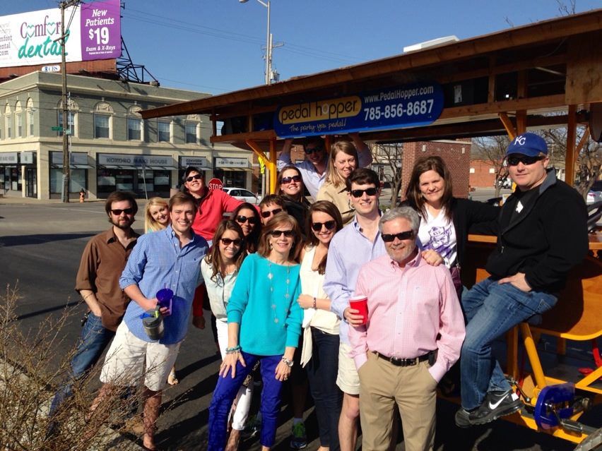 Pedal Hopper Kansas City Corporate Bike Bar Events